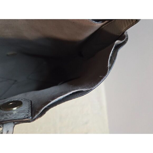 Michael Kors Junie Pebbled Leather Gray Crossbody Bag - Picture 8 of 9